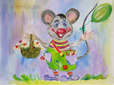 Fröhliche Maus, von Elenija