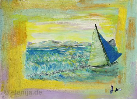 Postkarte vom Meer, von Elenija