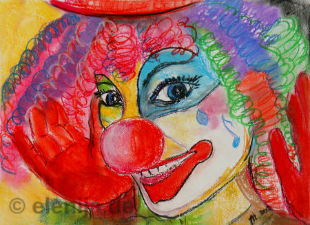 Glücklicher Clown, von Elenija
